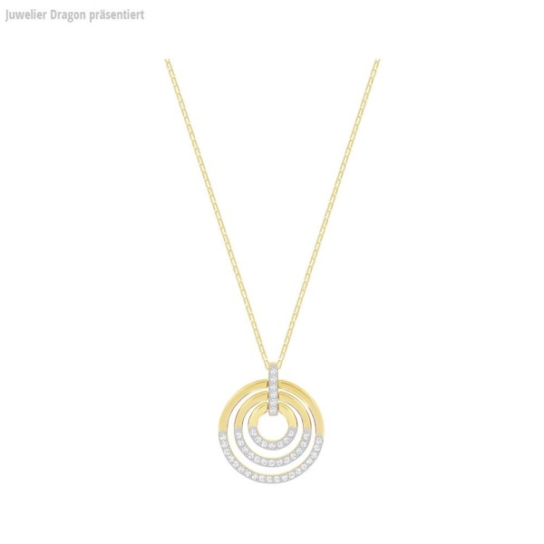 SWAROVSKI Schmuck Anhänger mit Halskette 5349192 CIRCLE:ANHAENGER MED CRY/GOS