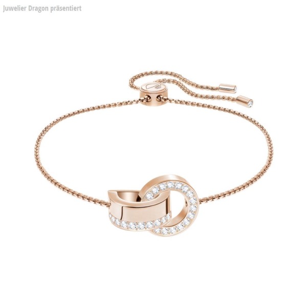 SWAROVSKI Schmuck Armband 5368040 HOLLOW:ARMBAND CRY/ROS M Länge: 2,5 - 24 cm