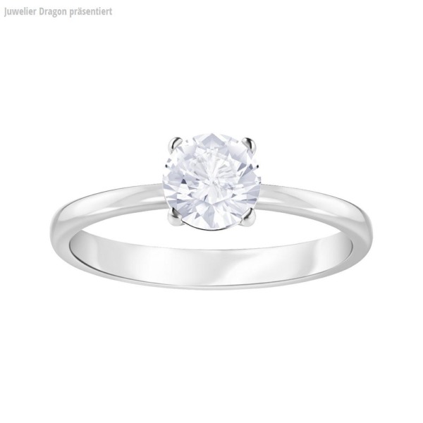SWAROVSKI Schmuck Ring 5368542 ATTRACT:RING RND CZWH/RHS