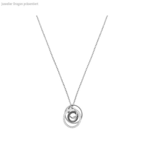 SWAROVSKI Schmuck Anhänger mit Halskette 5380554 GREETING:ANHAENGER RING JET/CRY/RHS