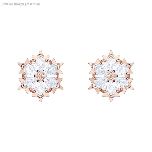 SWAROVSKI Schmuck Ohrstecker mit Halskette 5428429 MAGIC:OHRSTECKER CZWH/ROS