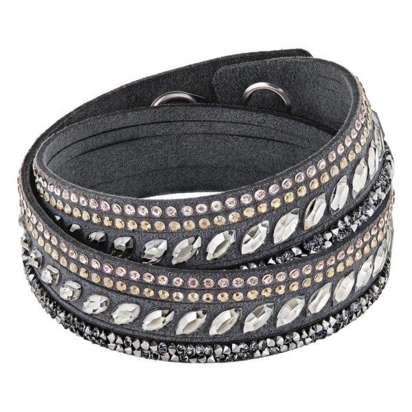 SWAROVSKI Schmuck Armband 5217154 SLAKE PULSE:ARMBAND ROCK LMUL/GOS GRY M Länge: 36 cm