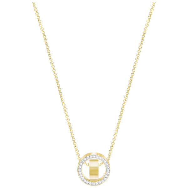 SWAROVSKI Schmuck Anhänger mit Halskette 5349336 HOLLOW:ANHAENGER SML CRY/GOS