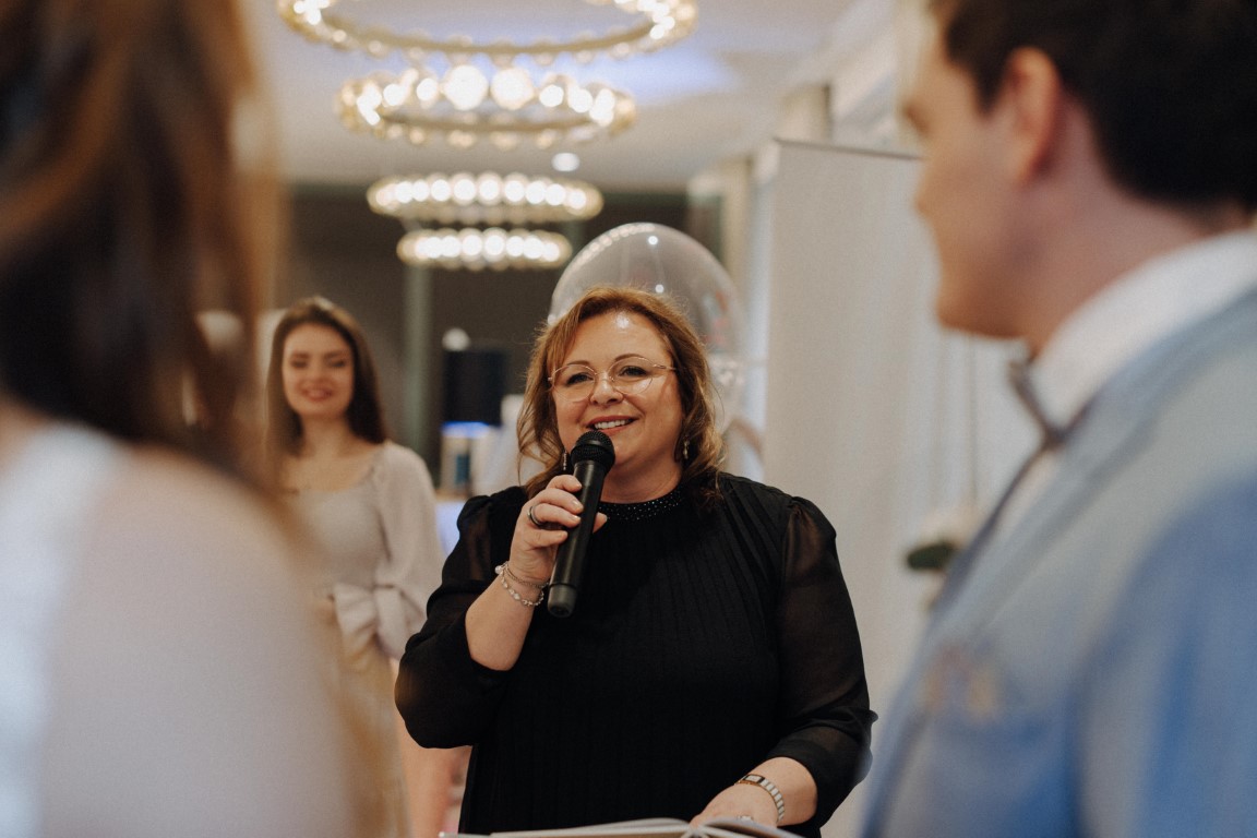 Elke Wolf bei Trauung